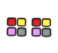 SHINEOFI 2 Ensembles Filtre De Plongée pour Boîtier Étanche Compatible De Filtres Colorés Gris pour Snorkeling Et Photographie sous 4 Pièces * 2