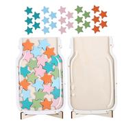 SHINEOFI 2 Ensembles Pot de Récompense Étoile pour Garçon Fille Jars et Outil de Motivation Comportementale pour Classe et Maison Renforcement Positif et Autodiscipline