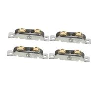 SHINEOFI 2 Ensembles Roulette De Porte Coulissante Inoxydable De Roues Pour Rail De Fenêtre Porte Remplacement Durable Pour Coulissement Stable 2 Pièces * 2