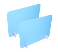 SHINEOFI 2 Ensembles Séparateurs de Bureau Acoustiques Portables Cloisons de Bureau Éclaboussures pour Étudiants Protection Intime pour Salles de Classe Bureaux et Panneaux de Séparation