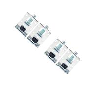 SHINEOFI 2 Ensembles Tapis Antidérapant Pieds De Meubles Ajustable Armoire Niveleurs Pieds De Meuble Réglables Nivellement Support d'angle Niveleur De Pied De Meuble 2 Pièces * 2