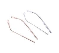 SHINEOFI 2 Ensembles Transparent Metal Glasses Temples Replacement Lightweight Sturdy Eyeglass Arms For Spectacle Repair Crystal Design For Comfortable Wear