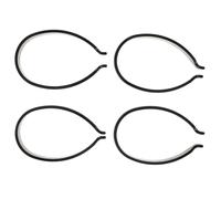 SHINEOFI 2 Paires Clips de Sécurité Réfléchissants pour Pantalon de Cyclisme en Plastique Haute Visibilité, Design Multifonctionnel, Marche Vélo de Nuit