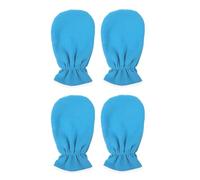 SHINEOFI 2 Paires Mitaines de Paraffine Bleues en Polyester Flanelle, Lot