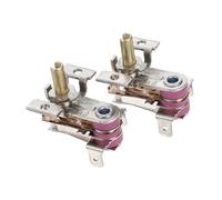 SHINEOFI 2 pièces Accessoires de Contrôle de Température pour Chauffage Électrique Régulateur Thermostatique Haute Efficacité de Rechange pour Radiateur Réglage Précis Couleur Aléatoire