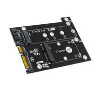 SHINEOFI 2 Pièces Adaptateur Msata vers Convertisseur SSD B Key pour Rapide à Compatible avec Tous Les Ports