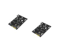 SHINEOFI 2 Pièces Adaptateur Msata vers Double Carte de Conversion SSD avec Indicateur LED Prise Charge de Interface de Stockage Haute Vitesse