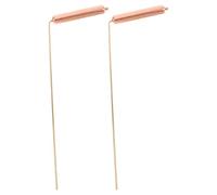 SHINEOFI 2 Pièces Baguettes de Divination pour Chasse aux Fantômes et Localisation de Trésors en Cuivre Légères et Fiables Outils Précis pour Sourciers Professionnels et Amateurs