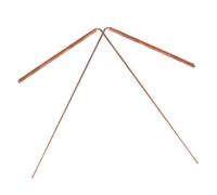 SHINEOFI 2 pièces Baguettes Sourcier Laiton Tiges de Radiesthésie Portables pour Détection Eau Souterraine et Chasse Aux Fantômes Outils Durables et Faciles à Transporter