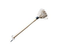 SHINEOFI 2 pièces Balayette à Badigeonner Barbecue Tête Coton Manche Bois Long pour Sauce Marinade Glaçage Cuisson Grillade Cadeau Fête des Pères