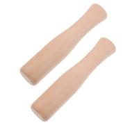 SHINEOFI 2 Pièces Bâtonnet Broyeur Alimentaire en Bois de Hêtre Cuisine, Pilon Confortable pour Moudre Épices et Pommes de Terre, Outil Pratique pour Usage Cuisine