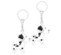 SHINEOFI 2 pièces Boîte Commémorative pour Poils Animaux Transparente Porte-clés Chien Souvenir Compact pour Conservation Poils et Mémoires Accessoire Émotionnel pour Amoureux des Animaux