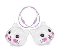 SHINEOFI 2 Pièces Boîte de Conservation Poils de Chat Porte-clés Transparent Mémoire Chat Coffret Rangement Poils Animaux pour à Dos et Clés de Voiture