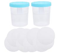 SHINEOFI 2 pièces Boîte Vide Absorbeur Humidité pour Placard Réservoir Plastique Amovible et Réutilisable Boîte de Remplacement pour Déshumidificateur Intérieur Surveillance Transparente