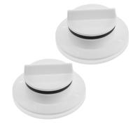 SHINEOFI 2 Pièces Bouchon de Vidange de Bateau en Nylon Blanc pour Protection Renforcée des Poissons et Drainage Rapide Adapté aux Navires Marins et Puits à Poissons pour Transport Vivants