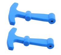 SHINEOFI 2 Pièces Boulon de porte du réfrigérateur verrouillage de refroidisseur de bateau loquet du couvercle de pièces plus fraîches Poignée plus froide caoutchouc Bleu