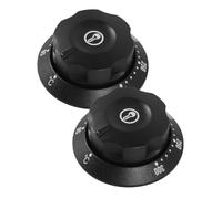 SHINEOFI 2 pièces Bouton Thermostat Four Commande Thermique Précise pour Cuisinière Friteuse et Chauffe-eau Manette de Contrôle de Température Facile à Utiliser Plaque de Couverture