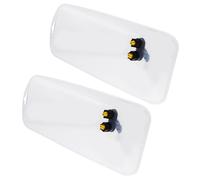 SHINEOFI 2 pièces Buse de Pulvérisation Haute Pression avec Pare-Vent Buse Brumisateur Fine pour Irrigation Agricole et Serre Pulvérisateur Électrique avec Protection Anti-Vent pour Jardin