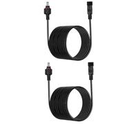 SHINEOFI 2 Pièces Câble Extension DC Mètres Étanche pour Alimentation Solaire Lampes et Pompes à Eau Couleur Aléatoire