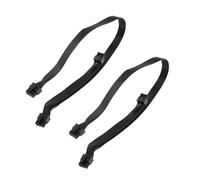 SHINEOFI 2 Pièces Câble Extension Pcie Broches vers Double Broches Câble Alimentation Pc pour Gestion Optimisée Compatible Transmission Stable et Installation Flexible