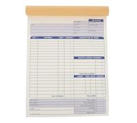 SHINEOFI 2 Pièces Carnet de Factures pour Petite Entreprise de Reçus et Formulaires de Commande pour Gestion des Ordres et Suivi Financier