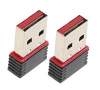 SHINEOFI 2 Pièces Carte réseau sans Fil Wi-FI USB pour Ordinateur de Bureau Adaptateur USB sans Fil pour Ordinateur Portable Récepteur sans Fil Carnet de Notes Accessoire Plastique