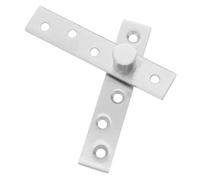 SHINEOFI 2 Pièces Charnières à Pivot Invisibles Acier Inoxydable Charnières Centrales Cachées à Rotation pour Portes Bois Installation Facile pour Décoration Intérieure