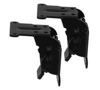 SHINEOFI 2 Pièces Charnières Pliantes Double Frein Connecteurs Métalliques Robustes pour Mobilier Charnières Invisibles pour Lit Cuisine Bureau Fixation Stable et Silencieuse