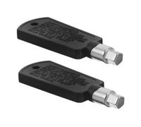 SHINEOFI 2 Pièces e Serrure en Métal pour Congélateur Vertical, | Accessoire pour Verrouillage Rapide, Usage Dortoir et Bureau, Compatible Serrures à Came Industrielles