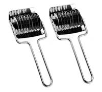 SHINEOFI 2 pièces Coupe-oignons Acier Inoxydable Trancheuse Multifonctions pour Légumes et Ciboules Outil Manuel et Antirouille pour Cuisine Maison