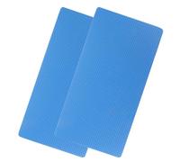 SHINEOFI 2 pièces Coussin de Yoga Antidérapant Protection Genoux Coudes Rembourrage Épais pour Confort et Soutien Pendant Exercices et Mini Tapis Polyvalent Bleu