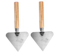 SHINEOFI 2 Pièces Couteau de maçonnerie Outils truelle à plâtre Brickie grattoir à Boue jointoyer Coupe truelle pour Brickie Outil de truelle Outil de plâtrage truelle à Main en Bois