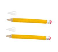SHINEOFI 2 pièces Crayons Géants Bois Lot de Accessoires Scolaires Colorés pour Garçon Fille Dessin et Décoration de Fête pour Pratiques Artistiques et Festifs
