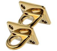 SHINEOFI 2 pièces Crochet Mural Métallique Support Mural Robuste pour Corde de Contrôle de Foule Patère Pratique pour Suspension de Cordes de Guidage Installation Facile pour Salle et