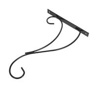 SHINEOFI 2 pièces Crochets Muraux Métalliques pour Plantes Suspendues Support Panier Extérieur Durable Porte-Lanterne et Pot de Fleurs Solide pour Balcon Jardin