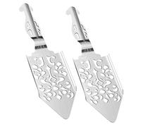 SHINEOFI 2 pièces Cuillère à Absinthe Inoxydable avec Filtre Creux Cuillère Multifonctions pour Bar et Maison Agitateur Pratique pour Cocktail et Service de Sucre