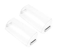 SHINEOFI 2 Pièces Déflecteur Air Réglable pour Climatiseur Lot de Couverture de Ventilation de Sol Installation sans Perçage Design Transparent pour Éclairage Optimal
