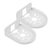 SHINEOFI 2 Pièces Étagère Murale No Drill Support pour Caméra et Haut Parleur Lot Rangement et Durable pour Bain et Salon