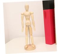 SHINEOFI 2 pièces Figurines Articulées Lot de Marionnettes Mobiles pour Décoration Modèle Artistique DIY à Peindre Ornements Créatifs pour Dessin et Bureau