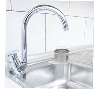 SHINEOFI 2 pièces Filtre Évier Inox Crépine Maille Acier Perforée Panier Drain Cuisine Obstruction Facile à Installer et Nettoyer Maintien Évier Propre