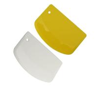 SHINEOFI 2 pièces Grattoir Pâtisserie Multifonction Ustensiles Cuisine Légers et Pratiques pour Pâte et Bol avec Suspendable