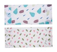 SHINEOFI 2 Pièces Housse de Réfrigérateur Organisateur de Stockage Suspendu pour Cuisine Protection Poussière Housse Pratique pour Réfrigérateur et Tv Design Élégant de Cerisier et