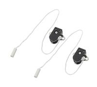 SHINEOFI 2 pièces Interrupteur à Cordon Mural Accessoire de Lampe avec Tirage Remplacement pour Plafonnier Facile à Installer Adapté pour Salle de Bain et Petit Espace