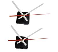 SHINEOFI 2 pièces Kit de Mécanisme Dhorloge Murale Long Simple pour Horloges Maison École sans Batterie Moteur Pendule Réparable et