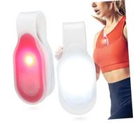 SHINEOFI 2 Pièces Lampe De Course à Fixer Lot De Veilleuse Lampe Torche Pour Marche Nocturne Lumière Avertissement Sécurité Piéton Conduite Nuit