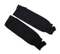 SHINEOFI 2 Pièces Manchons de Protection D’avant-bras Pe5 Anti-coupure en | Pouce Ouvert, Sangles Adhésives Réglables, Noir, pour Jardinage et Travaux de Jardin