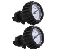 SHINEOFI 2 Pièces Manomètre de Pression Air pour Bateau Gonflable et Planche de Surf, Précision Élevée, Lecture Claire, Matériau PVC, Plage 0-30 Psi, pour Usage Portable