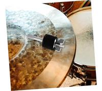 SHINEOFI 2 Pièces Metal Cymbals Stacker Durable Alloy Cymbal Attachment Arm Elevated Double Layer Stand For Drum Set