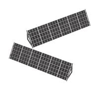 SHINEOFI 2 Pièces Mini Panneau Solaire Décoratif Noir en Pla pour Maquettes Architecturales, Solide et Résistant la Décoloration, pour Projet Solaire DIY et Scènes Routières