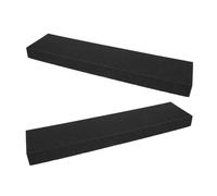 SHINEOFI 2 Pièces Mousse D'insonorisation Automobile Ignifuge et Légère pour Pneus et Passages de Roue, Tapis Isolant Phonique en Éponge Noire Adapté une Utilisation Quotidienne et